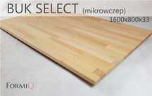 Blat do biurka buk select mikrowczep 1600x800x33