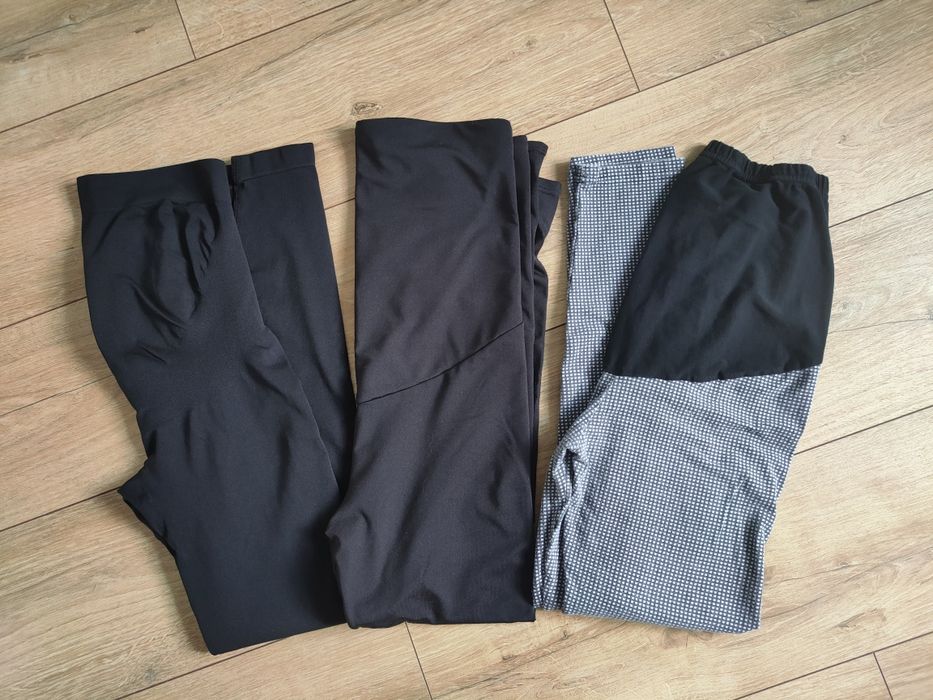 Spodnie legginsy ciążowe S zestaw