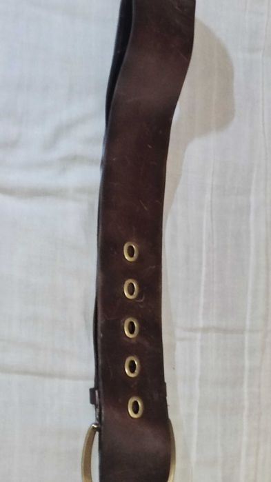 Пояс кожаный широкий