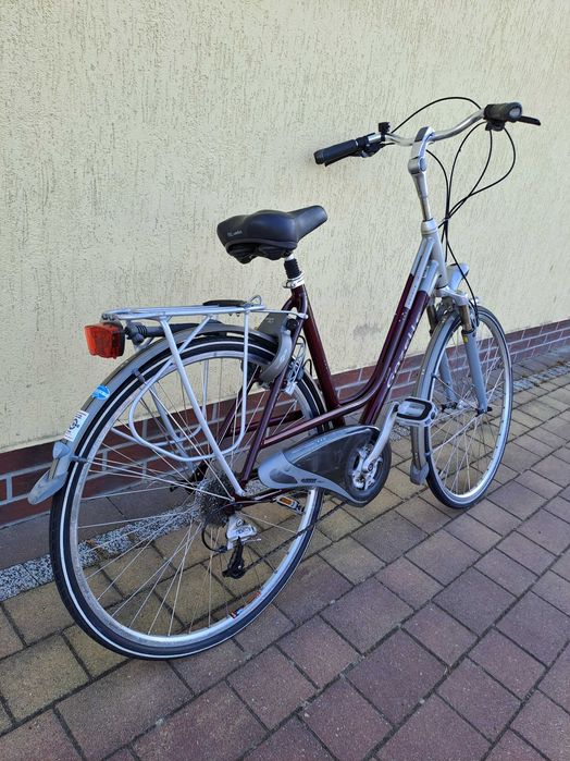 GAZELLE GENEVE GOLDLINE, damski rower holenderski/3x9/53cm/ALU