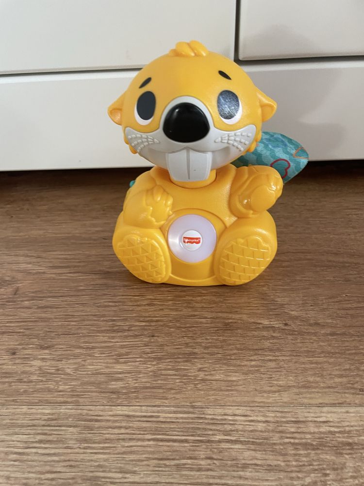 Interaktywny Fisher-Price Bóbr GXD82 żółty