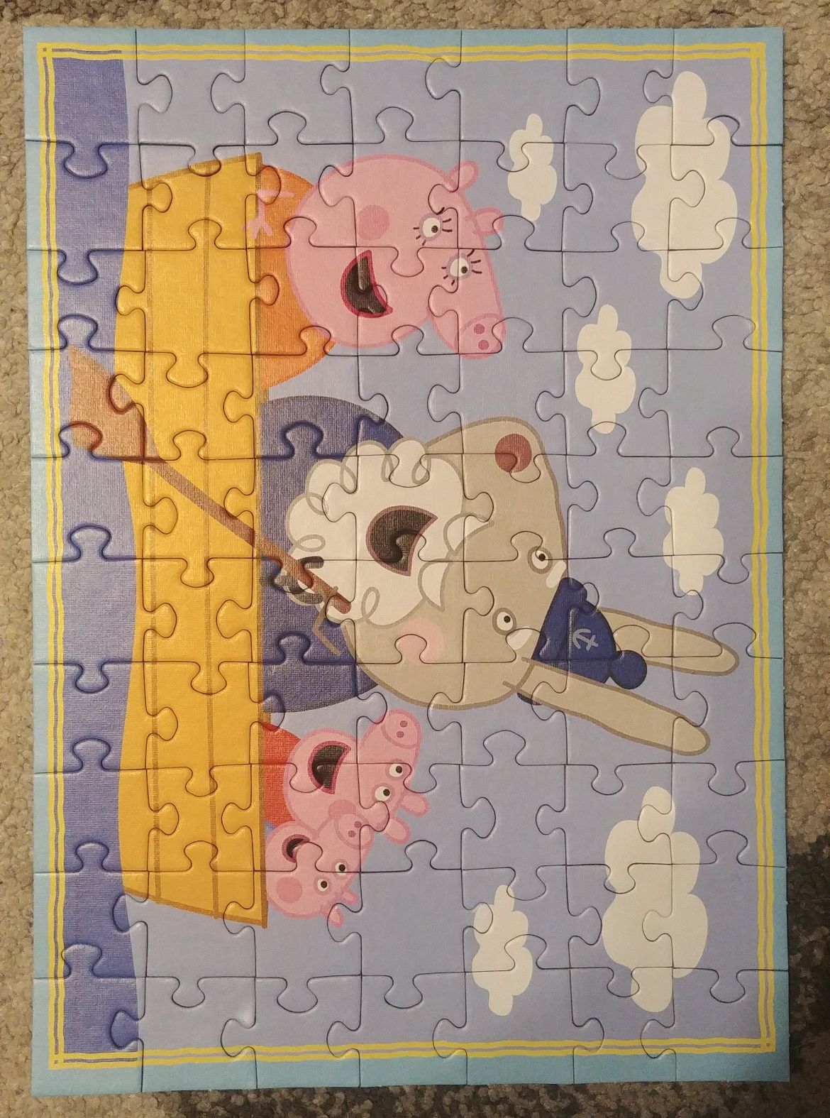 Zestaw dla fanki świnki Peppy (duża maskotka + puzzle)