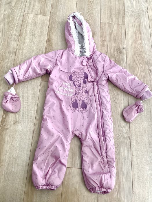 Różowy kombinezon zimowy Disney Baby my lovely Minnie 86