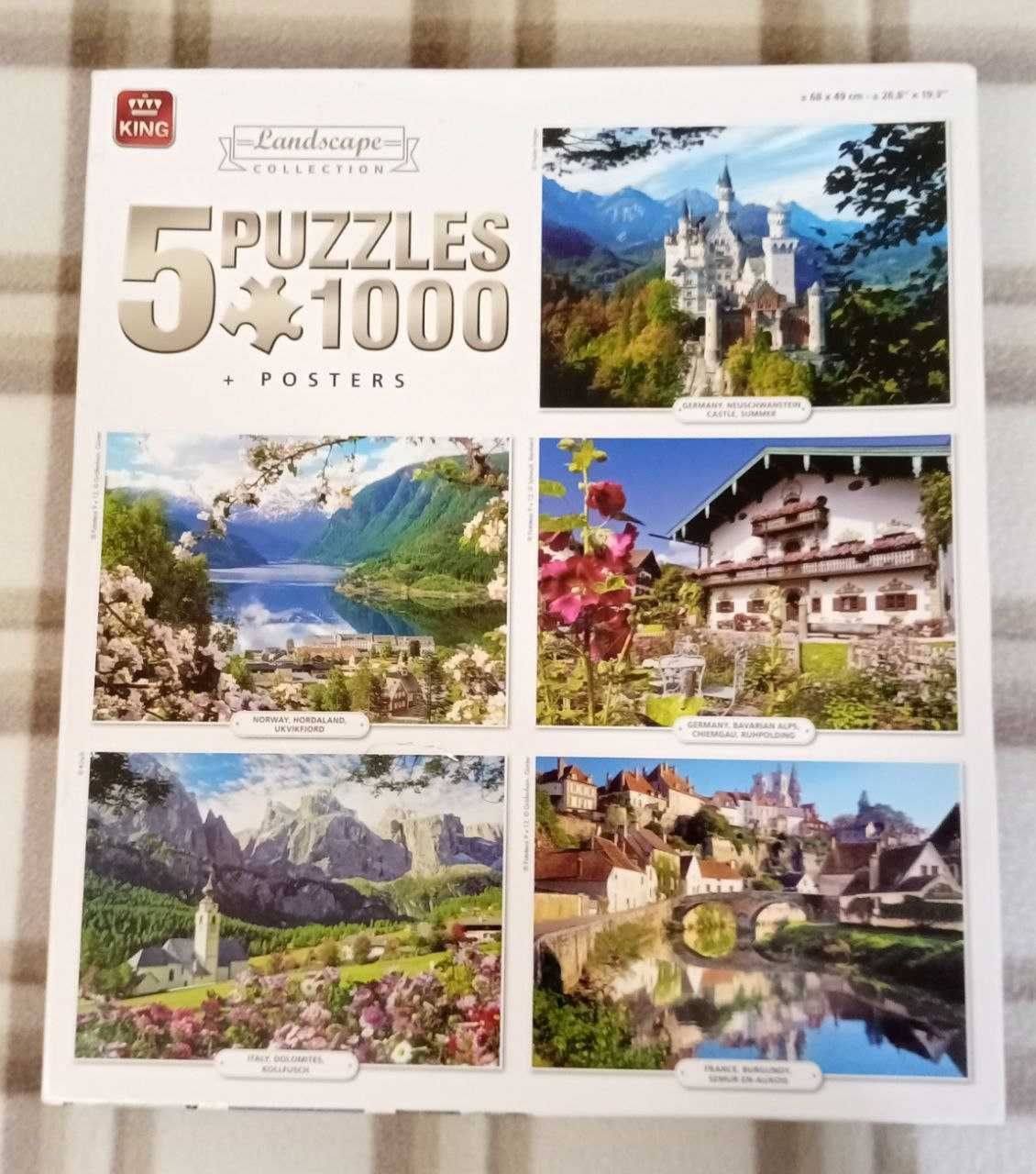 Puzzle 5x1000 peças