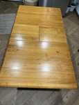 mesa de sala de jantar extensivel em madeira maciça