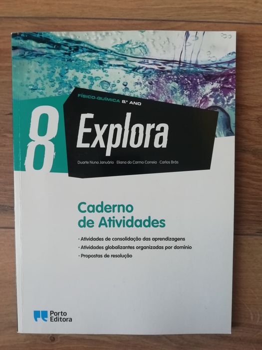 Caderno de atividades Físico-Química Explora 8ºano