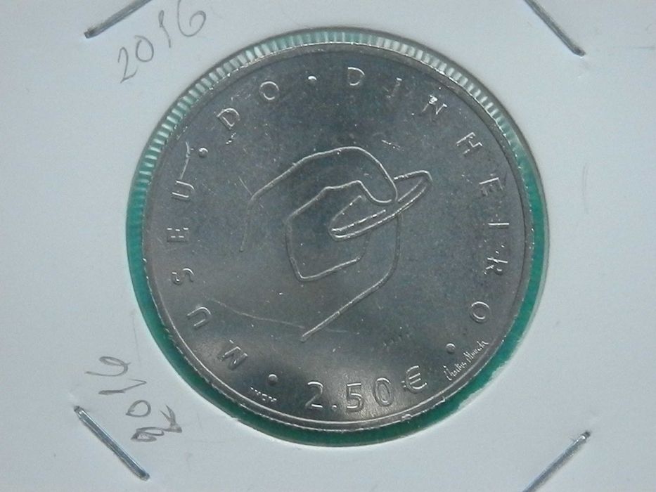 1224 - Euro: 2,50 Euros 2016 "Museu do Dinheiro", por 3,00