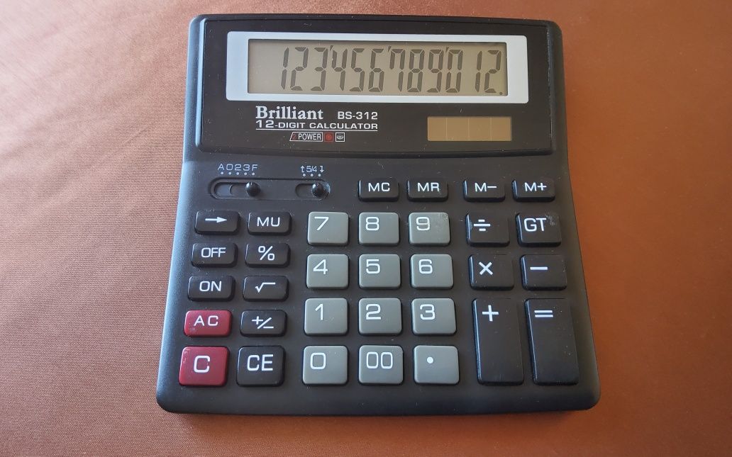 Калькулятор Brilliant BS-312 12-разрядний настольный