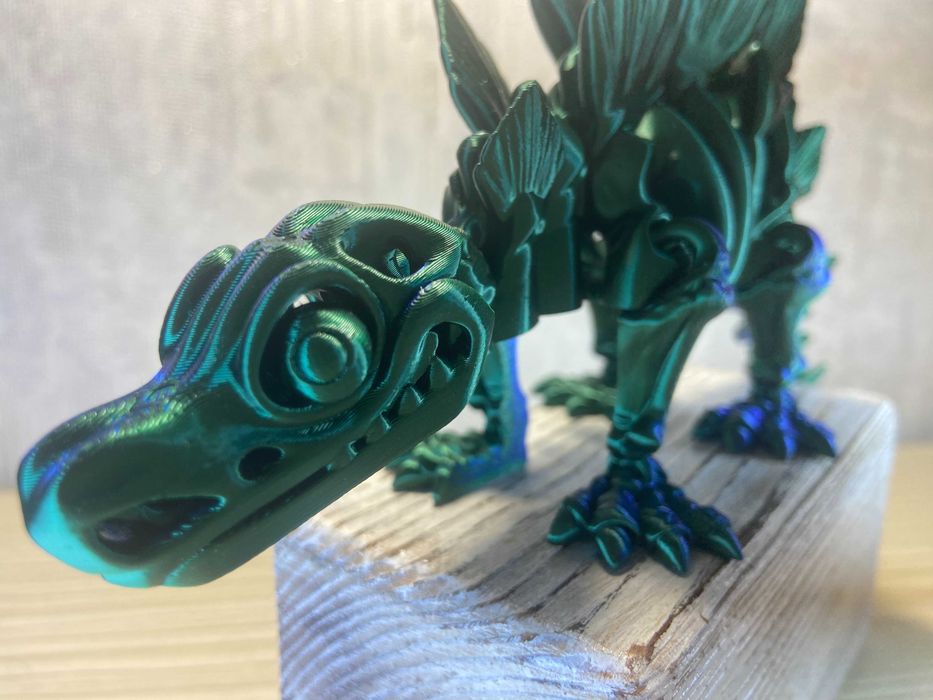 Рухлива іграшка Skeleton Stegosaurus (3D принтер)