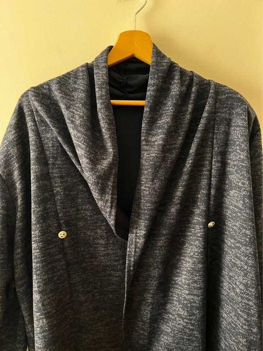 Nowa z metką granatowa narzutka kardigan damski XXL 48/50