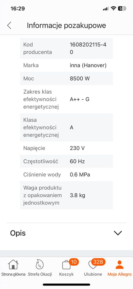 Przeplywowy podgrzewacz