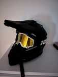 Kask oneal w rozmiarze L oraz gogle 100%