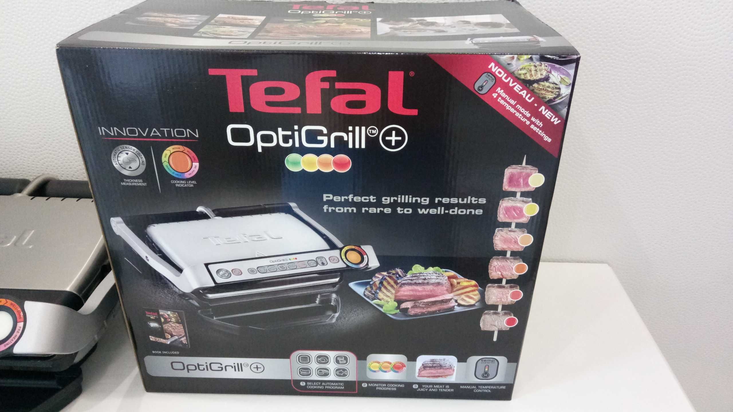 TEFAL OptiGrill + GC712D34. Гриль для мяса, рыбы, овощей