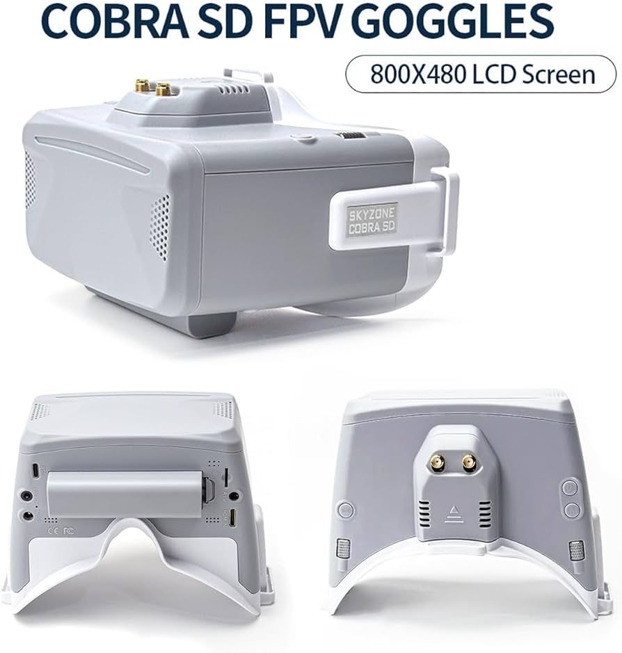 Очки (шлем) Skyzone Cobra SD для управления fpv дроном, квадрокоптером