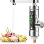 Podgrzewacz Bateria umywalkowa 2 w 1  3000 W chrom + czarny