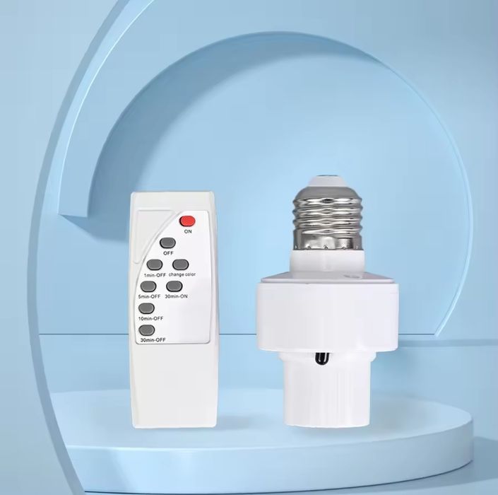 Патрон Е 27 с дистанционным управлением с пультом