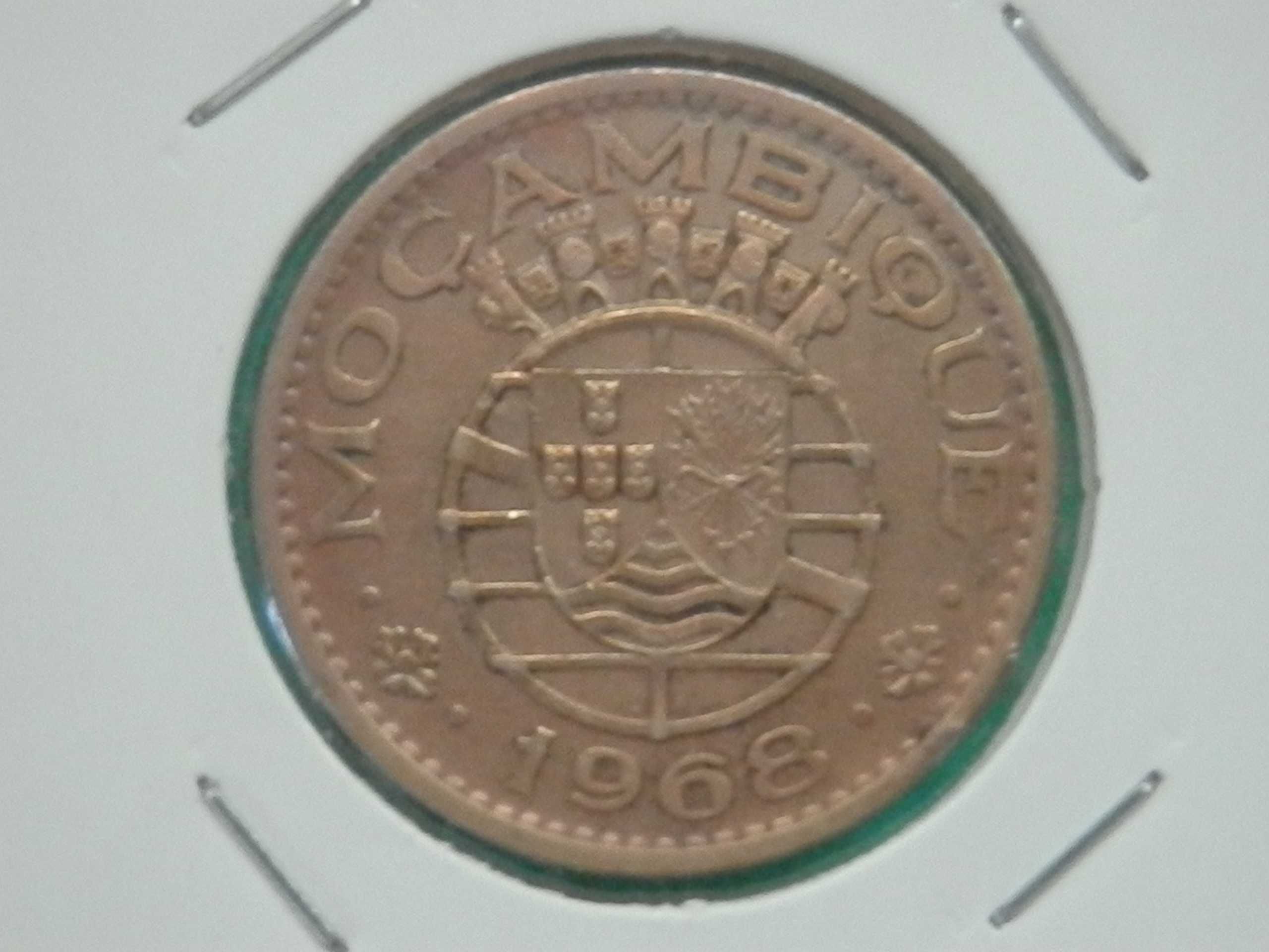511 - Moçambique: 1 escudo 1968 bronze, por 1,50