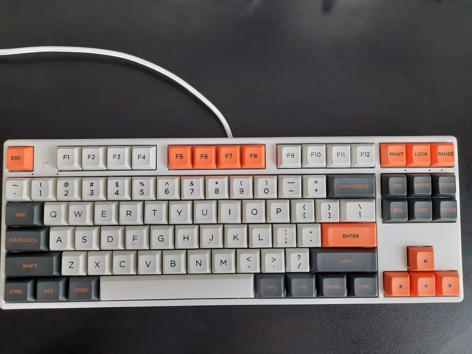 Клавіатура NiZ X87 EC-USB 35g (аналог Topre, змащена + додана шумка)