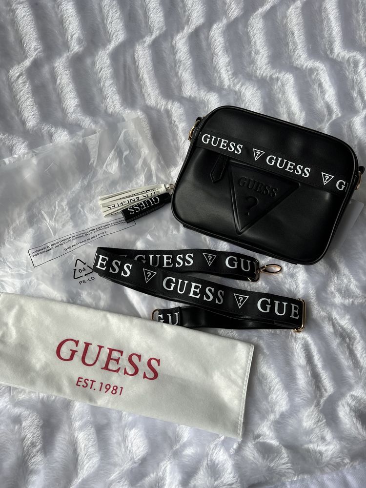 Guess Сумка гесс guess чорна жіноча сумка