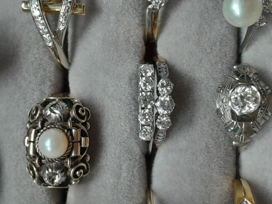 Pierścionek super cena Brylanty 0.44ct Złoto 585 WYCENA