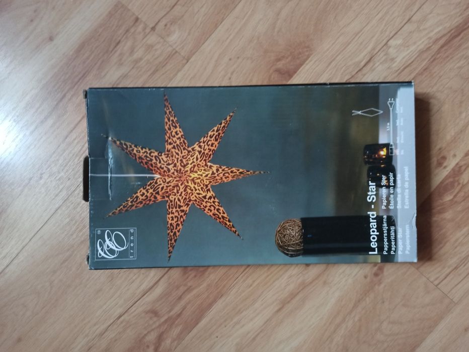 Lampa gwiazda idealna na święta świąteczny klimat