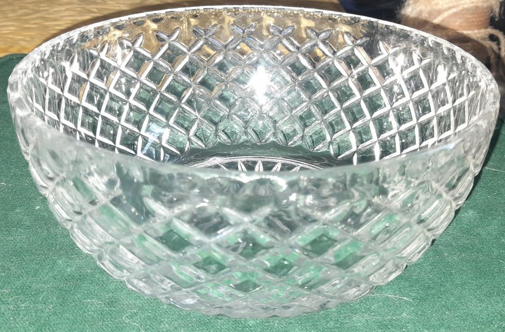 Kryształowa misa na owoce duża
