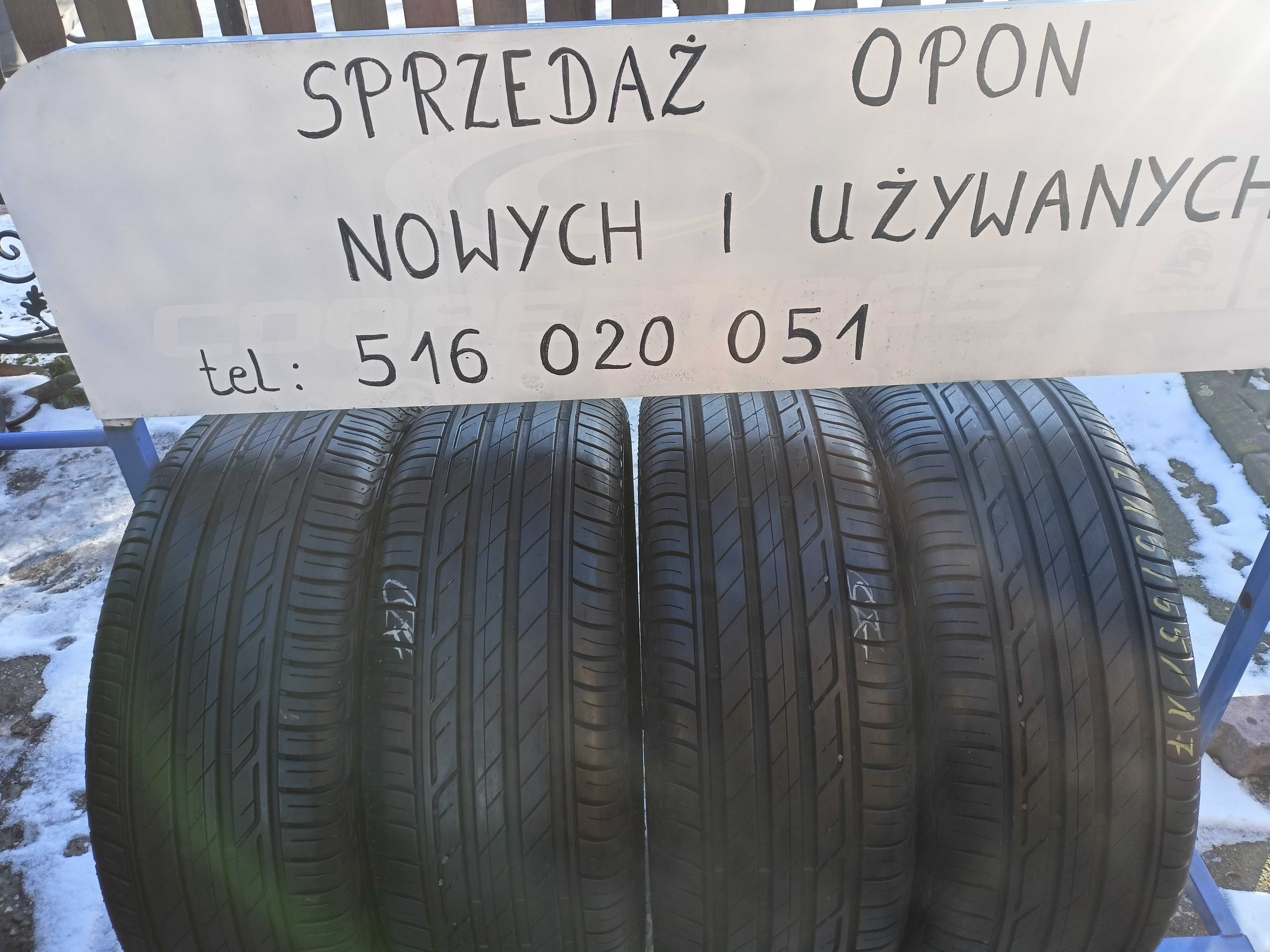 115# Opony używane letnie 215/55/17" Bridgestone