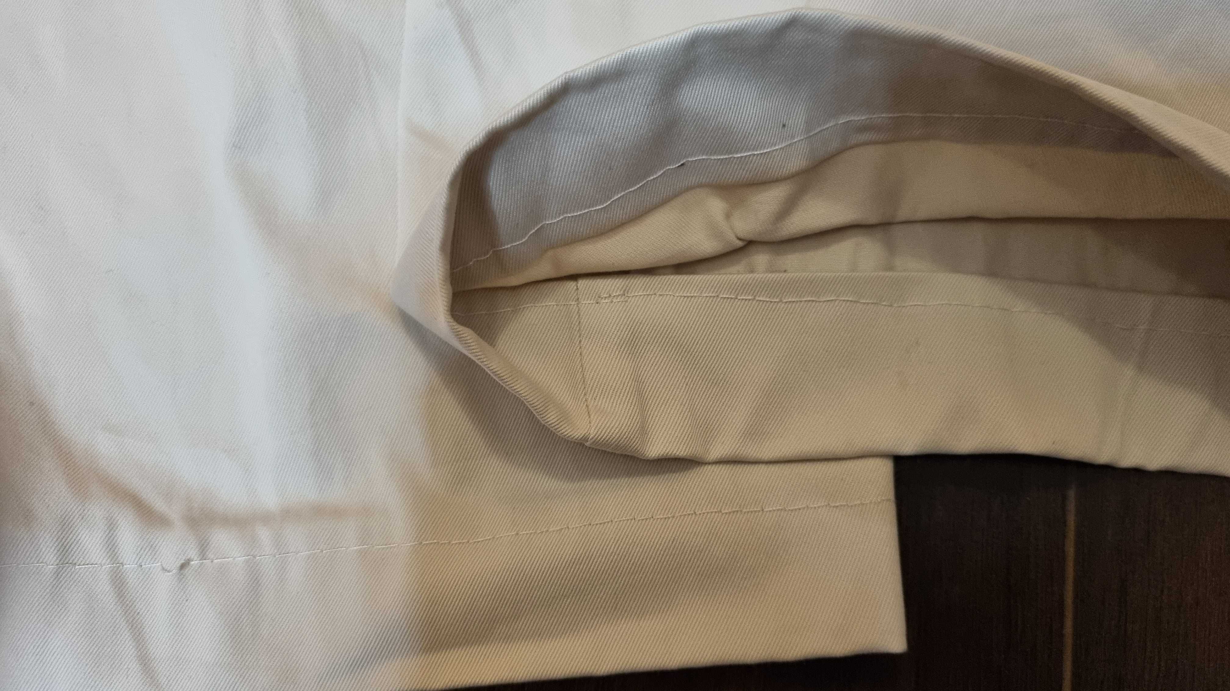 Białe/ecru spodnie chino Brax rozm. ok. 27 (54 short)