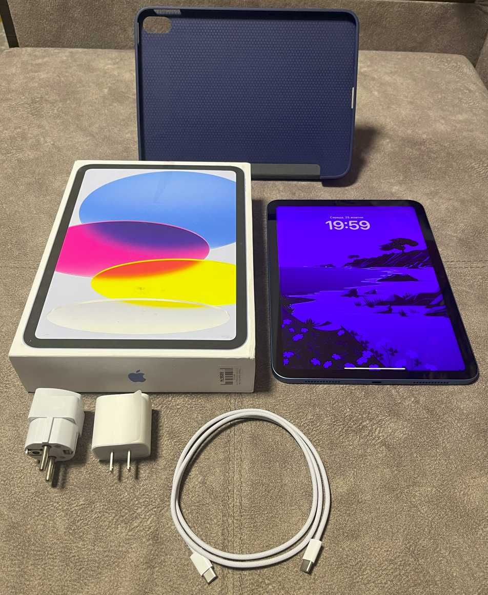 Планшет Apple iPad 10th Gen. 2022 WI-FI 64GB BLUE