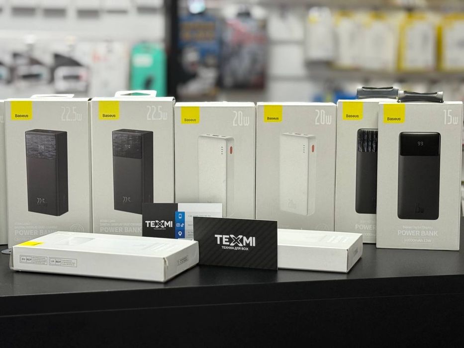 Нові! Зовнішній акумулятор Power Bank Baseus 10000,20000,30000mAh