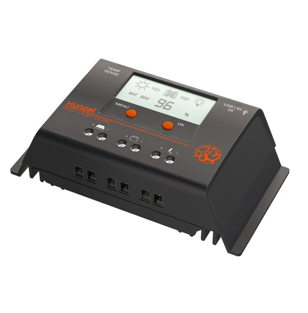 Controlador carga/descarga Solar Compacto iSCC-LX-XUNZEL-40A-12/24V PR