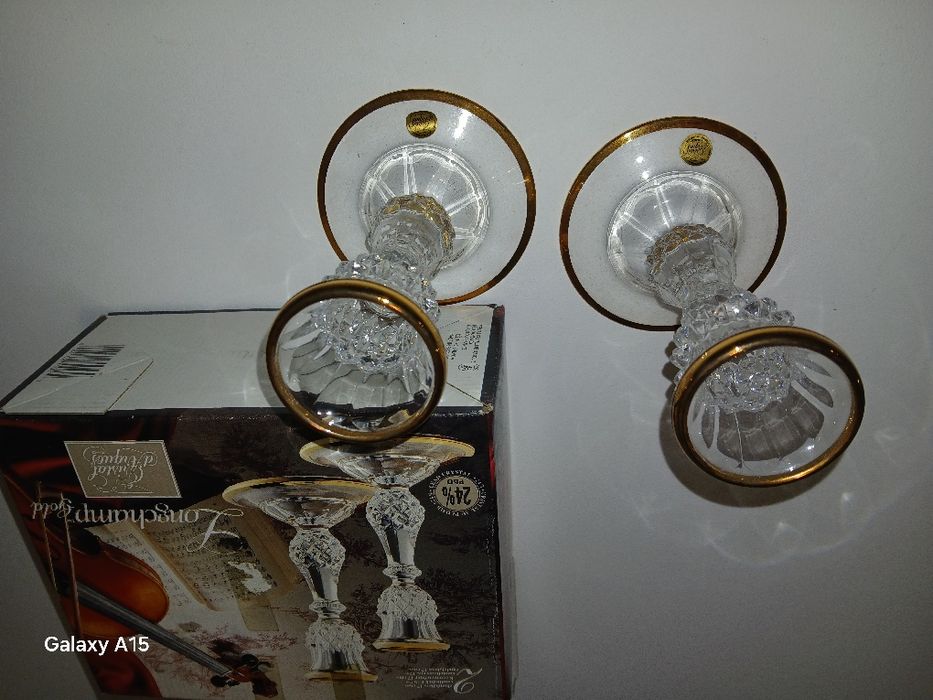 Castiçais Vintage Cristal d'Arques 24%