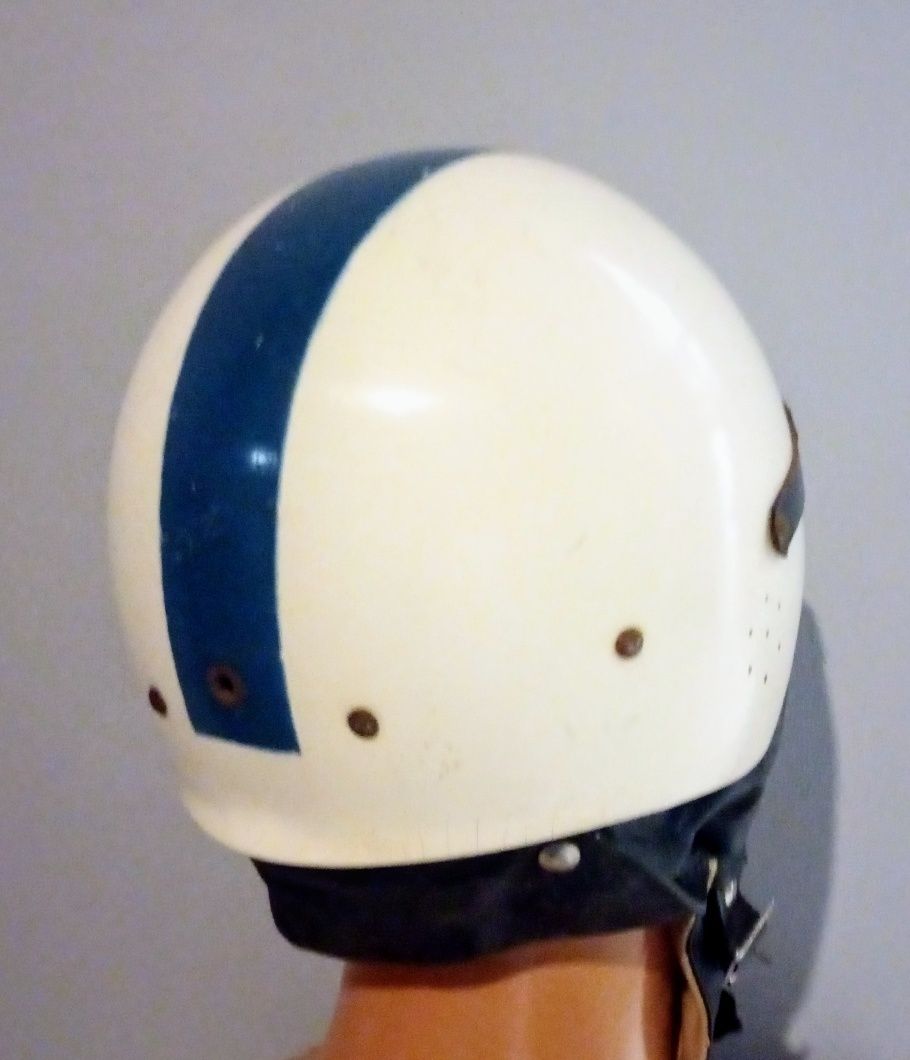 Kask orzeszek stary PRL MO kolekcjonerski/ oryginał/rozmiar 56 NR 53