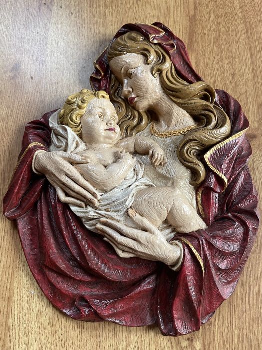 Painel Maria e Menino em Marfinite