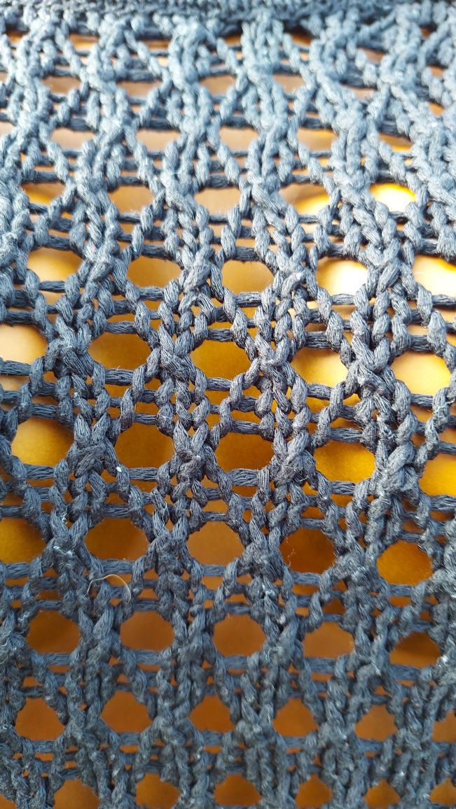 Sweter damski czarny ażurowy rozmiar S firma LINDEX