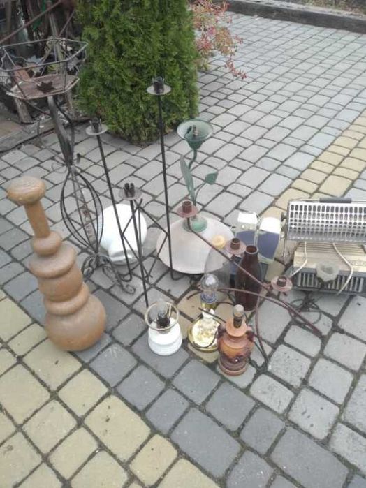 Stare lampy, żyrandole, świeczniki i inne PRL,