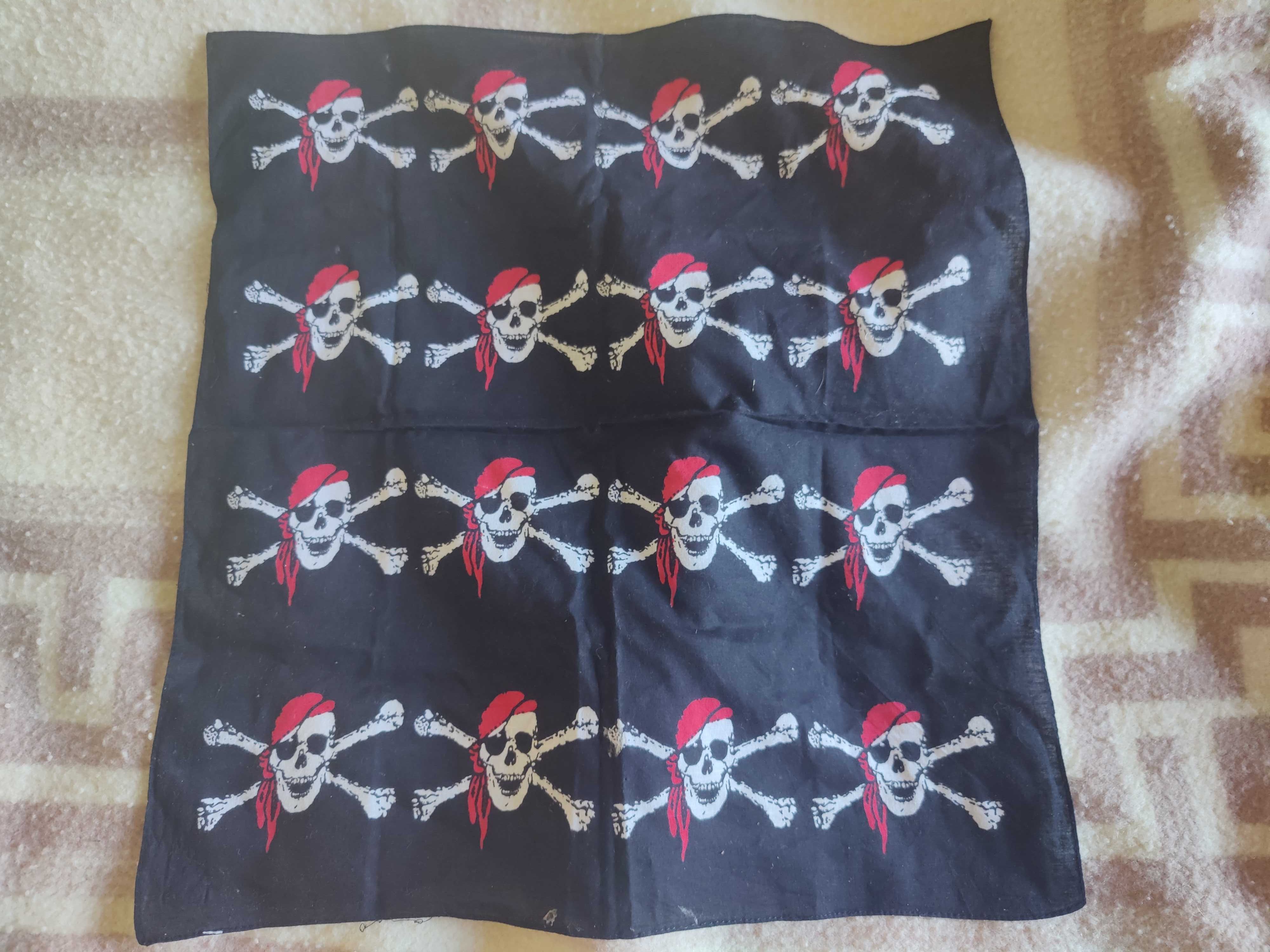 Новая Бандана "Пираты" Дизайнерская 55х55 см 100%Хлопок