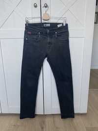 Lee Cooper Norris czarne jeansy spodnie jeansowe W30 L30 slim rurki
