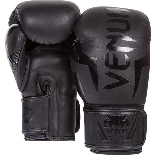 Оригинальные Боксерские Перчатки Venum Elite Boxing Gloves - Black