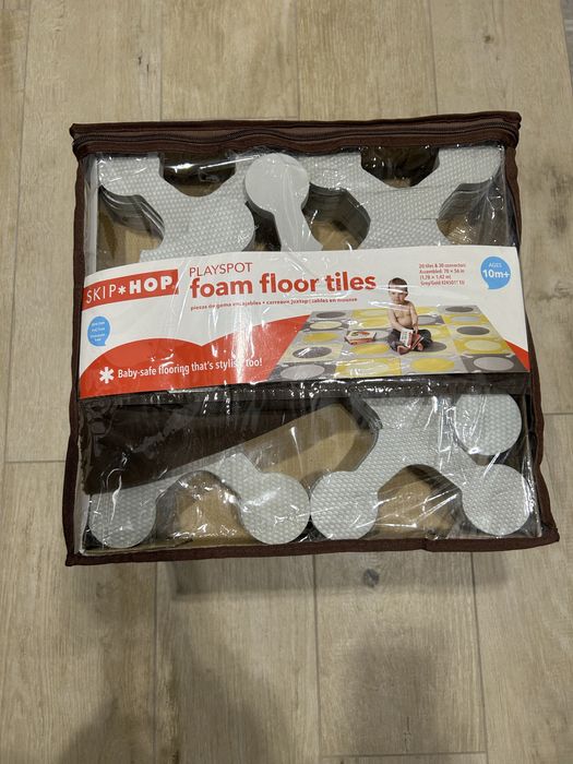 Mata piankowa Skip Hop grey yellow