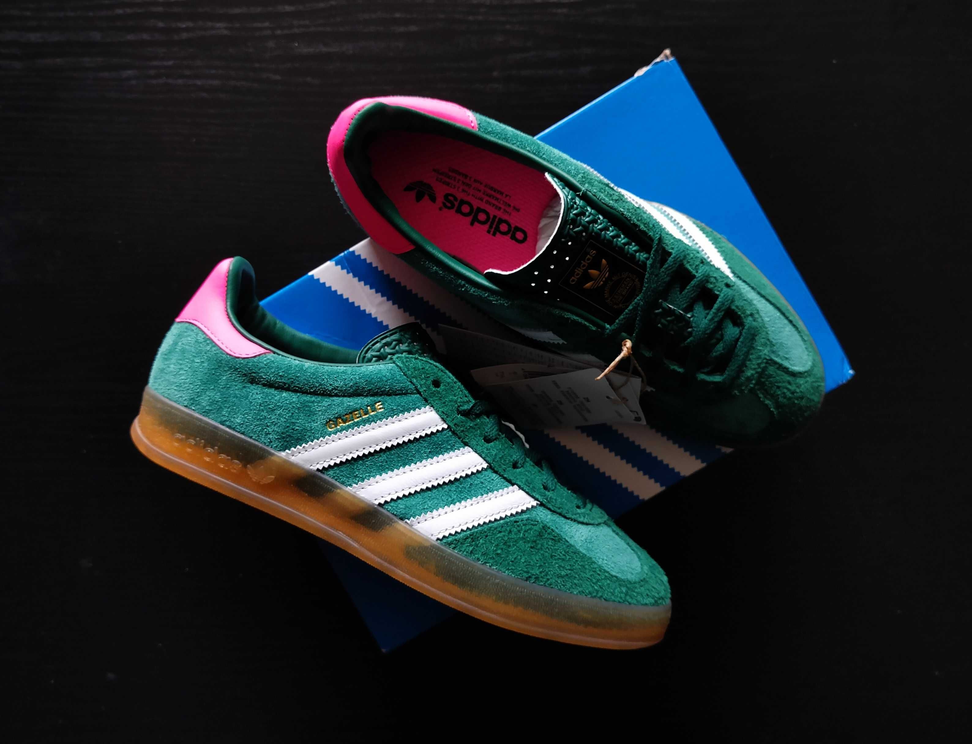 Adidas Gazelle Indoor - Collegiate Green r. 38 SNEAKERS