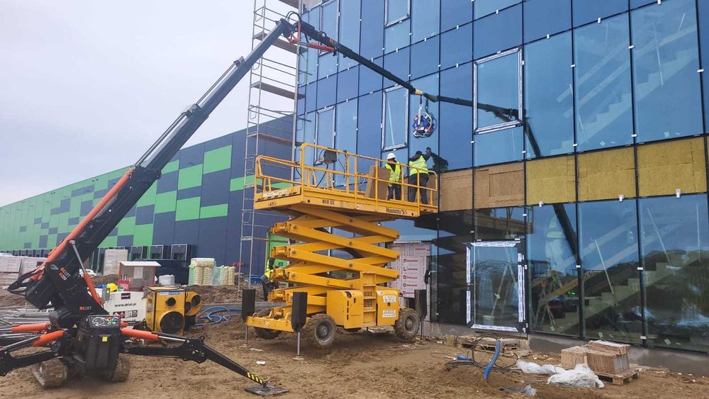 mini żuraw wynajem Słupsk, Ustka, Bytów, Łeba - Alexservice