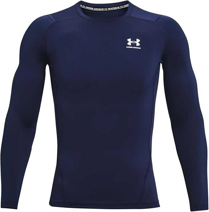 Koszulka UNDER ARMOUR Heatgear Męska Funkcyjna Oddychająca Granatowy L