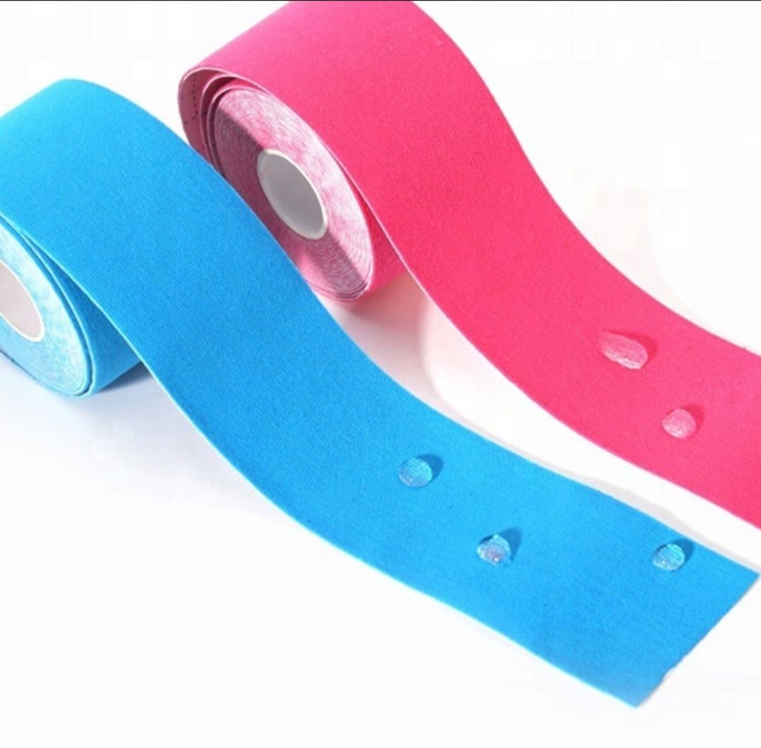 Taśma Kinesio Kinezjologiczna Tejpy Plastry Tape Kinesiotaping 4 szt