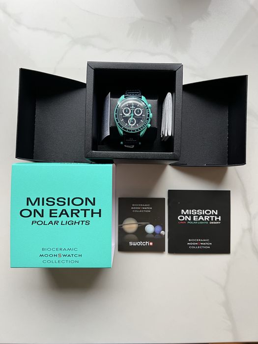Omega x Swatch Mission on Earth Polar Lights