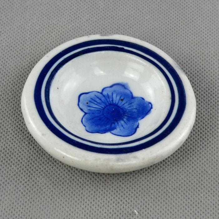 Bule em Porcelana da China Azul e Branco – Circa 1950