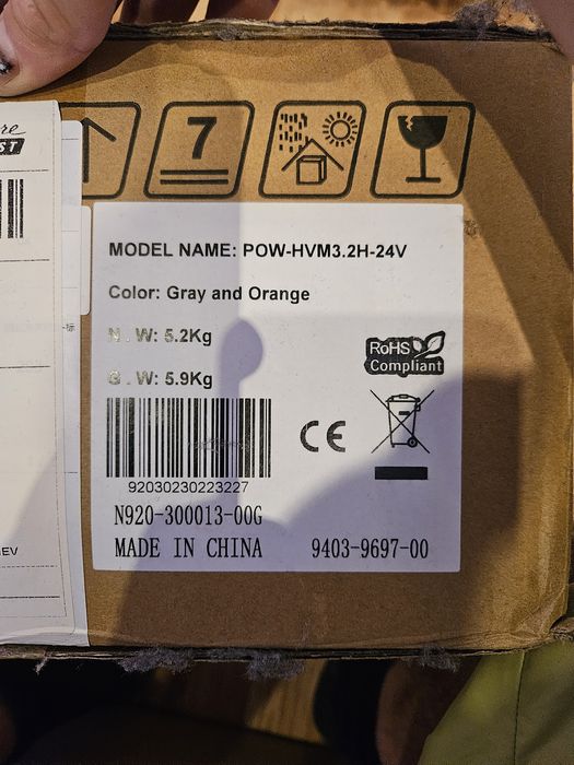 Гібридний інвертор powmr 3kv 3.2kw