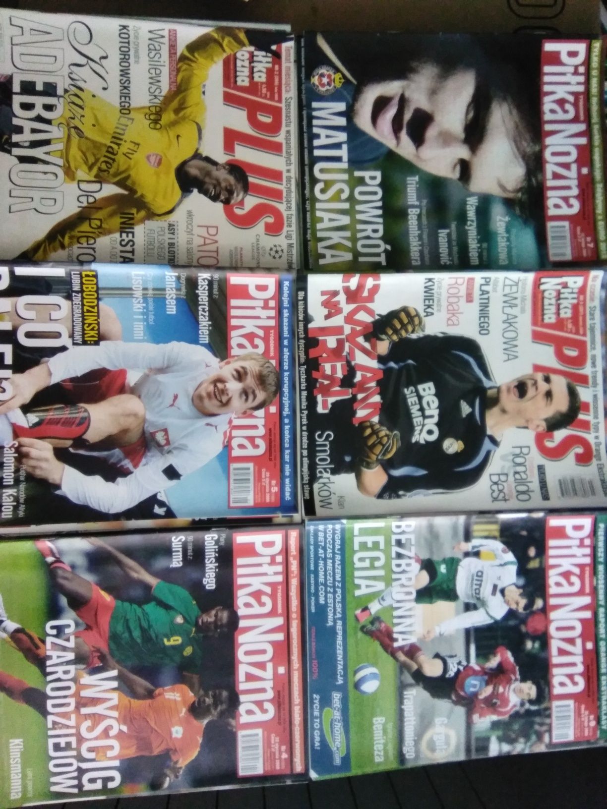 Gazety magazyny Piłka nożna przegląd sportowy skarb kibica