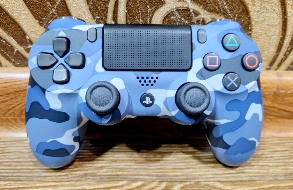 Джойстик  Dualshock 4 blue camouflage