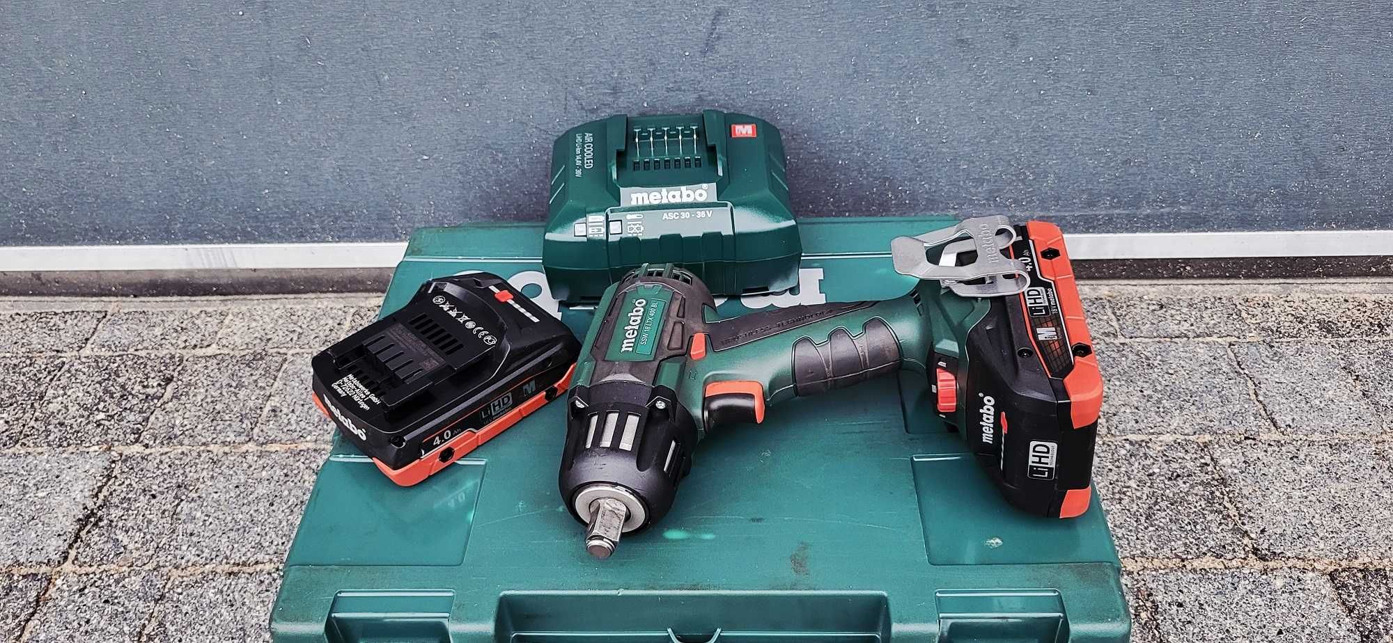 Klucz udarowy Metabo SSW 18 LTX 400 BL + 2aku Zakrętak jak Nowy!!